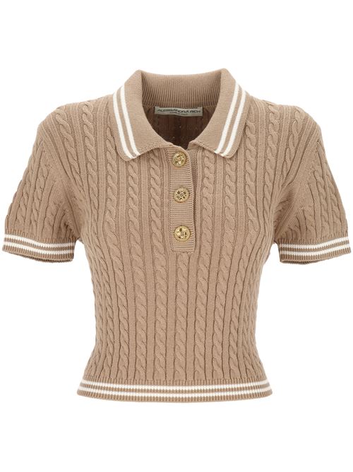 Polo in maglia di misto cotone ALESSANDRA RICH | FABX4080K42640108